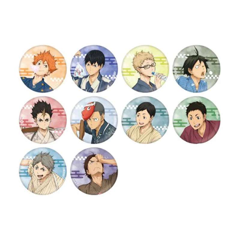 Haikyuu!! Yukata Trading Can Badge Collection - Blind Box Items